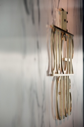 Entry signage.