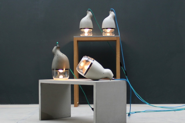 Concrete Home Design’s ‘Beton Lampens’ are made from concrete.