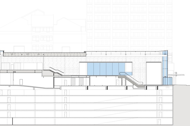 ANZ Centre lobby section.