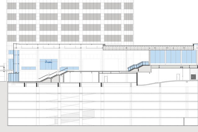 ANZ Centre lobby section.