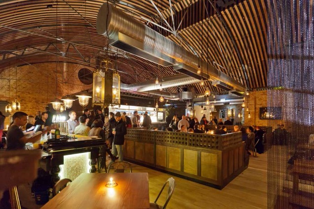 Libertine bar and eatery. 