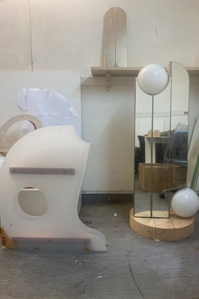 Studio experimentation.