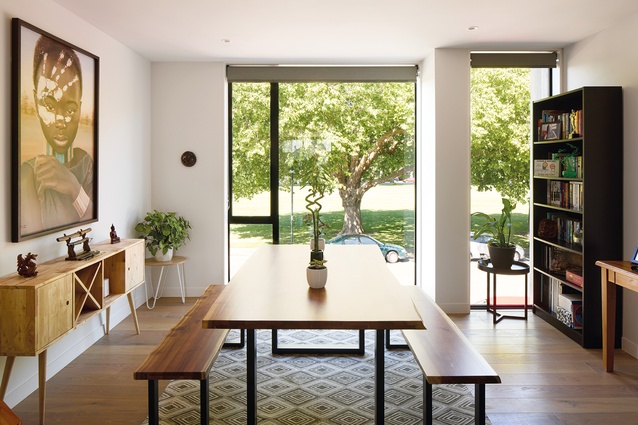 The project’s raised building platforms ensure privacy from footpath traffic.