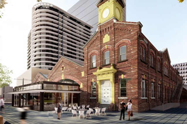 Render: Goods Shed South, Melbourne.